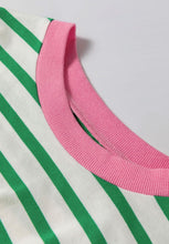 Load image into Gallery viewer, Green Striped Long Sleeve Top
