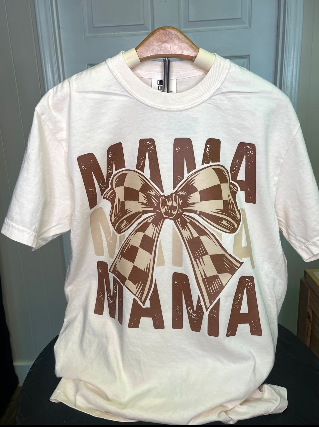 Checkered Mama Graphic T-Shirt