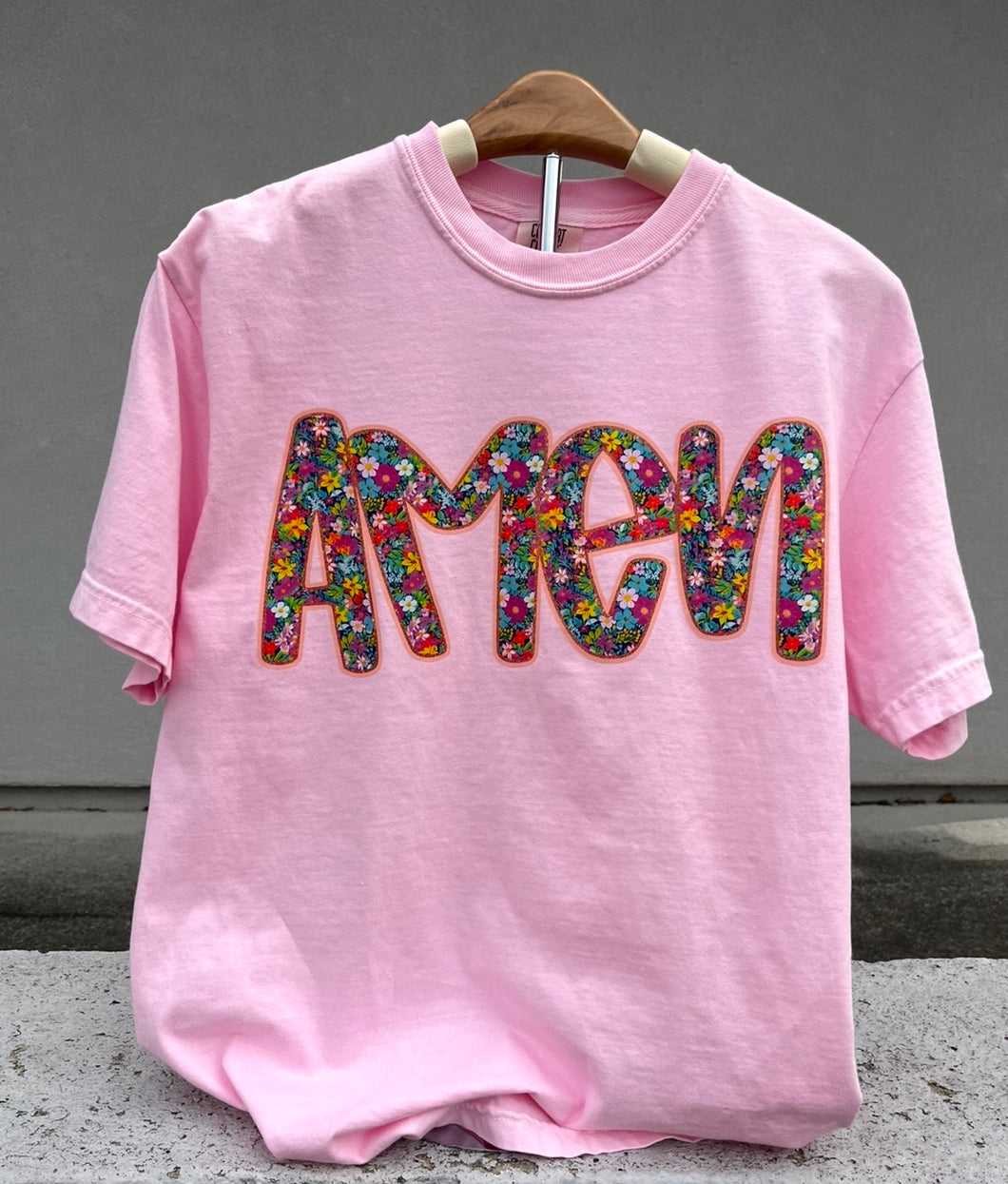 Amen Floral Graphic Tee