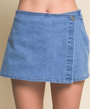 Load image into Gallery viewer, The “Demi” Denim Wrap Skort
