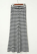 Load image into Gallery viewer, The &quot;Leah&quot; Black Stripe Flared Pants
