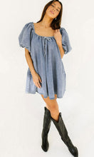 Load image into Gallery viewer, The &quot;Demi&quot; Denim Babydoll Dress
