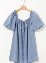 Load image into Gallery viewer, The &quot;Demi&quot; Denim Babydoll Dress
