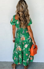 Load image into Gallery viewer, The &quot;Vera&quot; Floral Print Midi Dress
