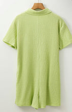 Load image into Gallery viewer, The &quot;Harper&quot; Short Sleeve Buttoned Shirt Romper

