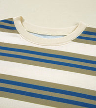 Load image into Gallery viewer, Khaki Stripe Crew Neck Pullover Sweatshirt (S-XL)
